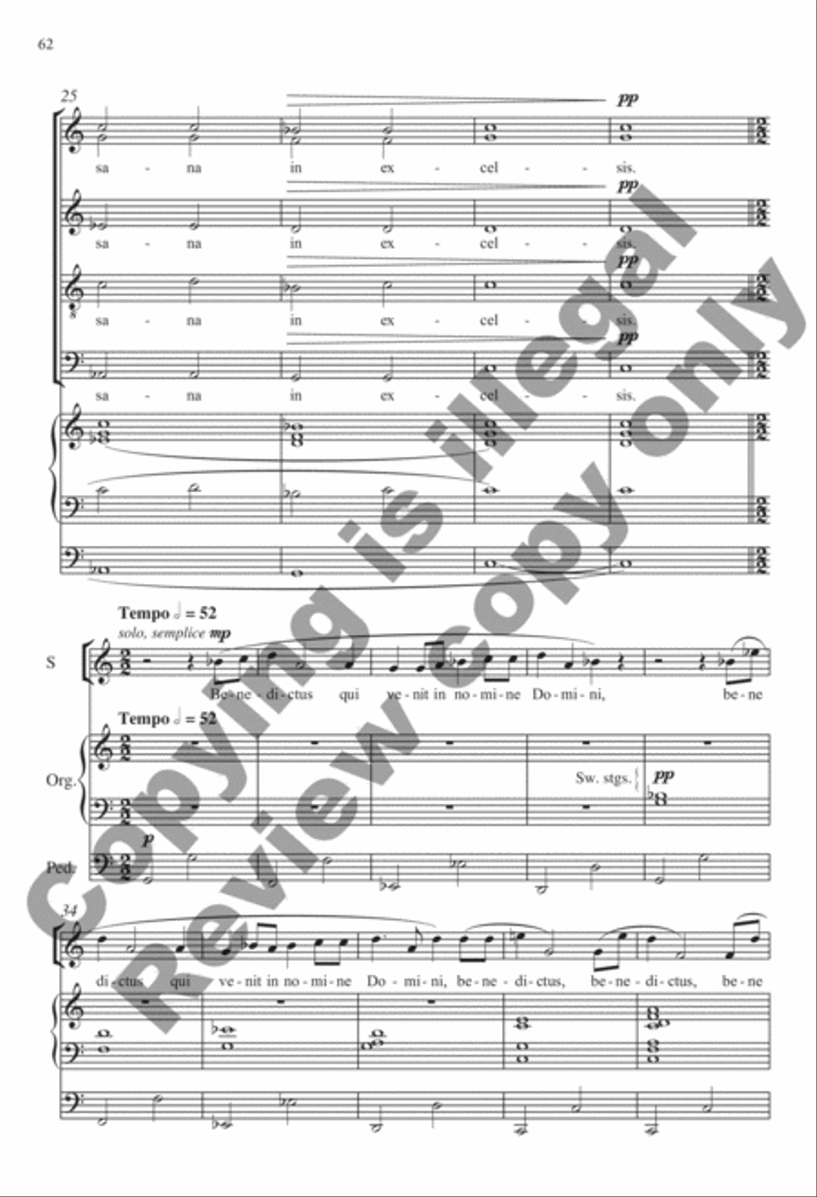 Selected Sacred Choral Works of Julian Wachner, Volume 1 4-Part scores gallery preview page 49