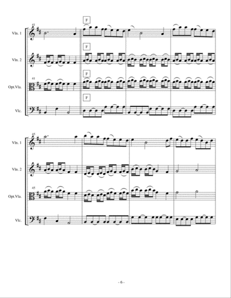 Colors Of The Wind Colors Of The Wind String Trio scores gallery preview page 6