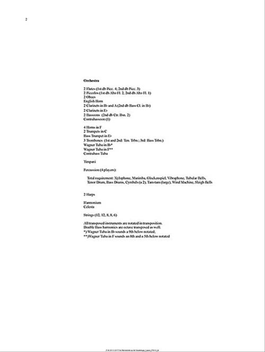 Drei Marchenbilder Aus Der Schneekonigin Orchestra scores gallery preview page 2