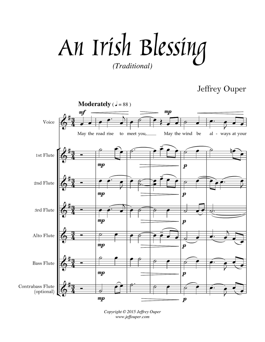 Blessing flute top