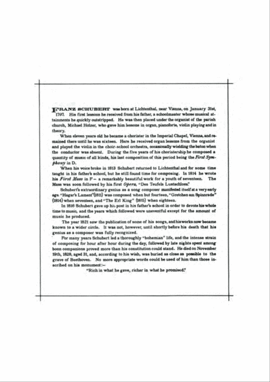 Schubert Graded Classics - 8 Easy Pieces for Piano Piano Solo scores gallery preview page 2