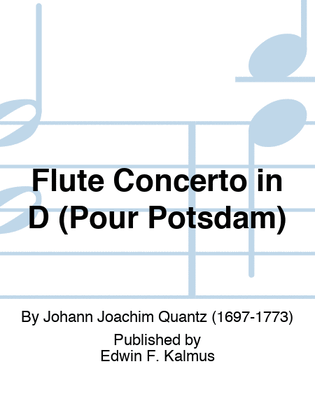 Book cover for Flute Concerto in D (Pour Potsdam)