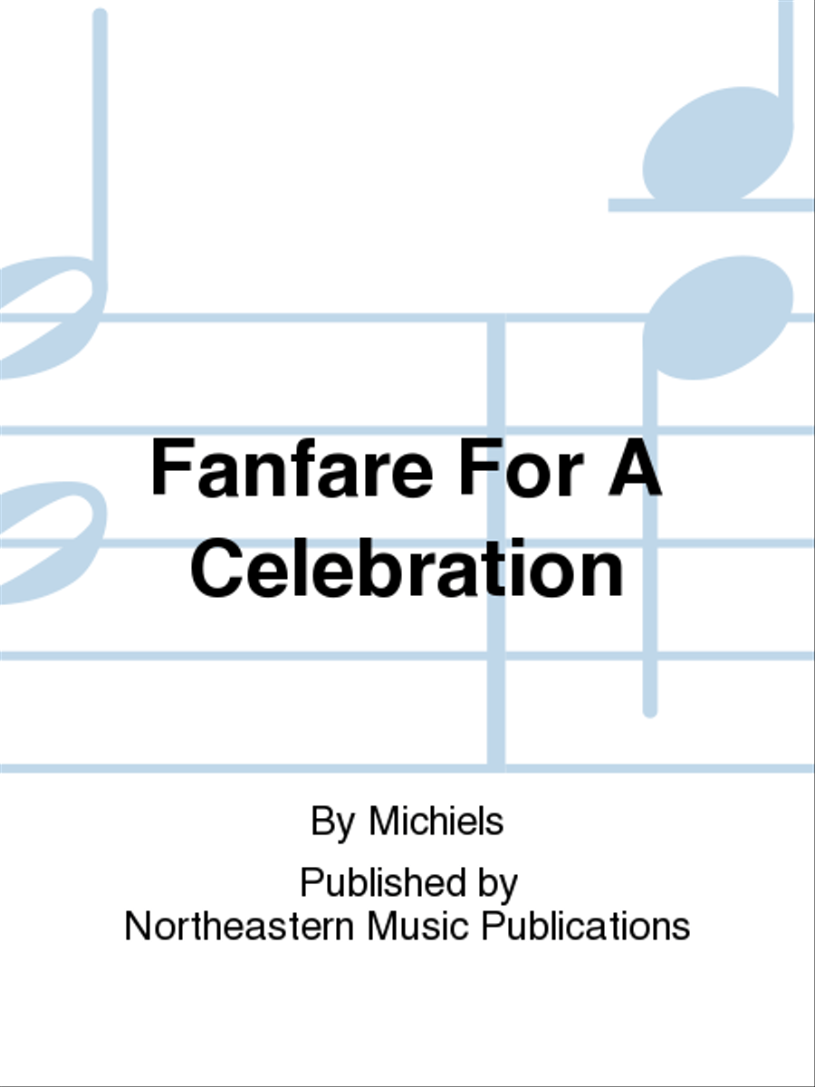 Fanfare For A Celebration Concert Band scores gallery preview page 1