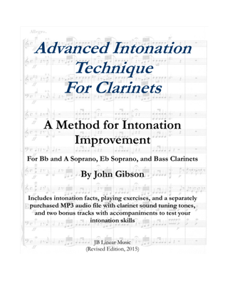 Book cover for Clarinet - Advanced Intonation Technique