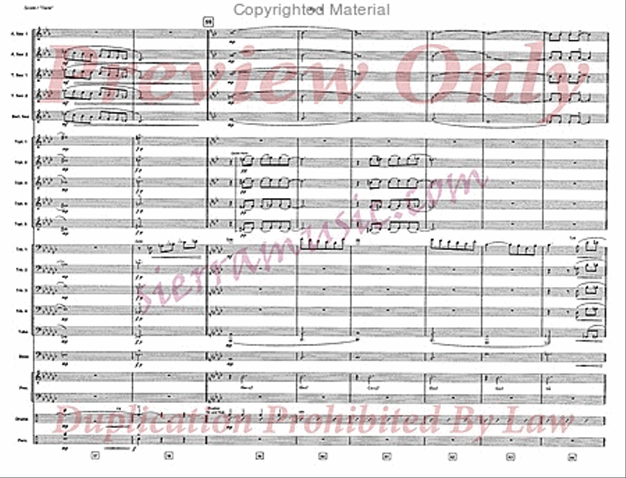 Tiare Tiare Jazz Ensemble scores gallery preview page 9