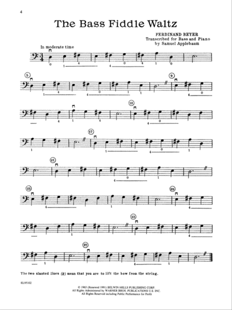 String Festival Solos, Volume 1 Double Bass scores gallery preview page 3
