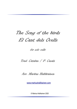 Book cover for The Song of the birds / El Cant dels Ocells
