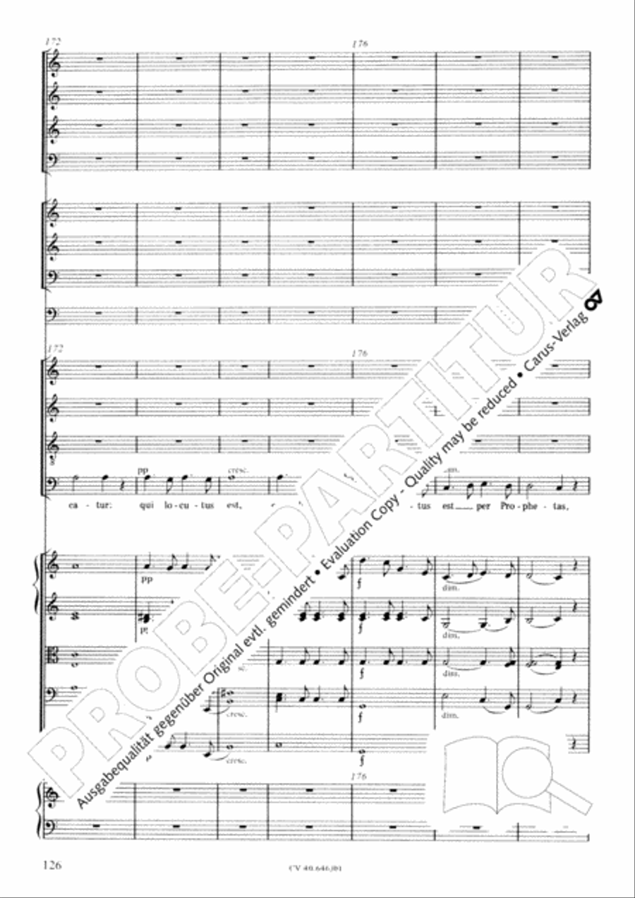 Mass in A Major (2 versions) STB scores gallery preview page 137