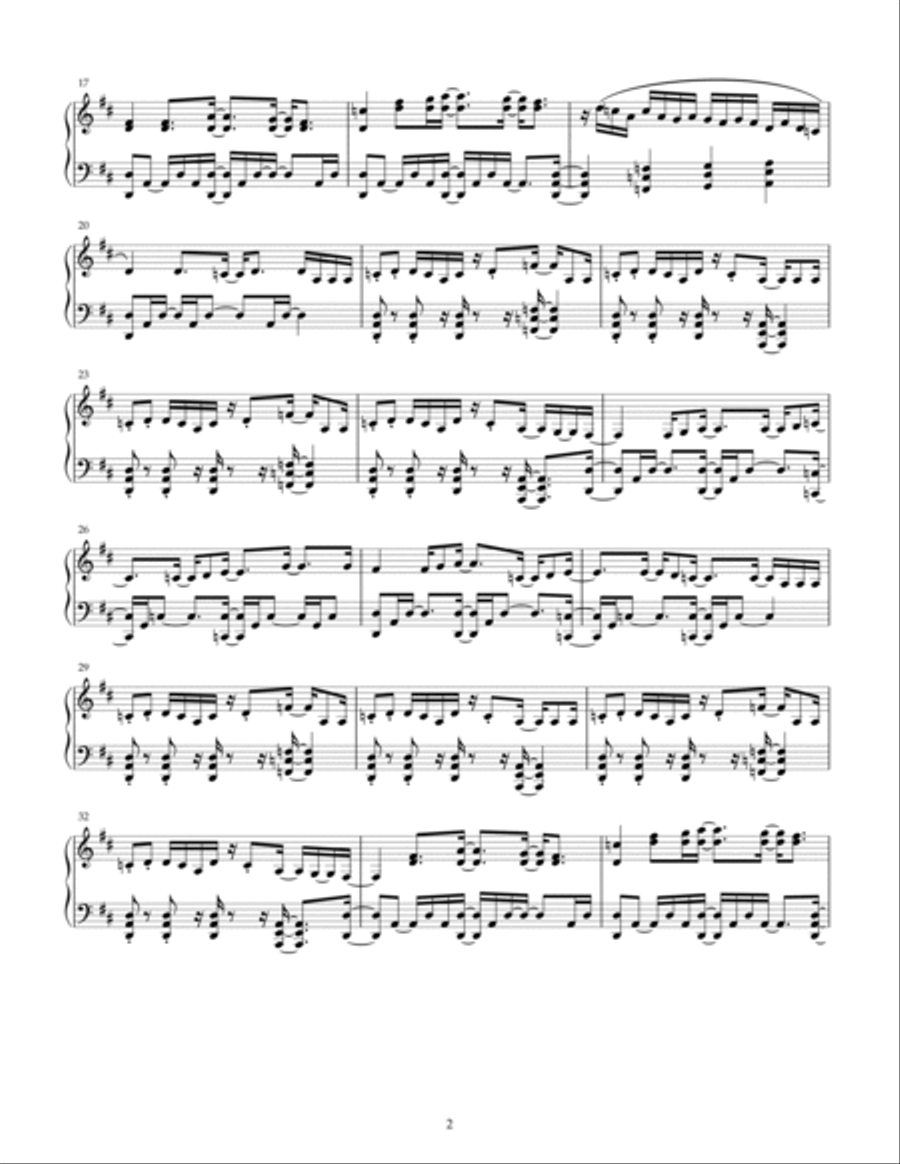 Love is the Sound (piano) Piano scores gallery preview page 2