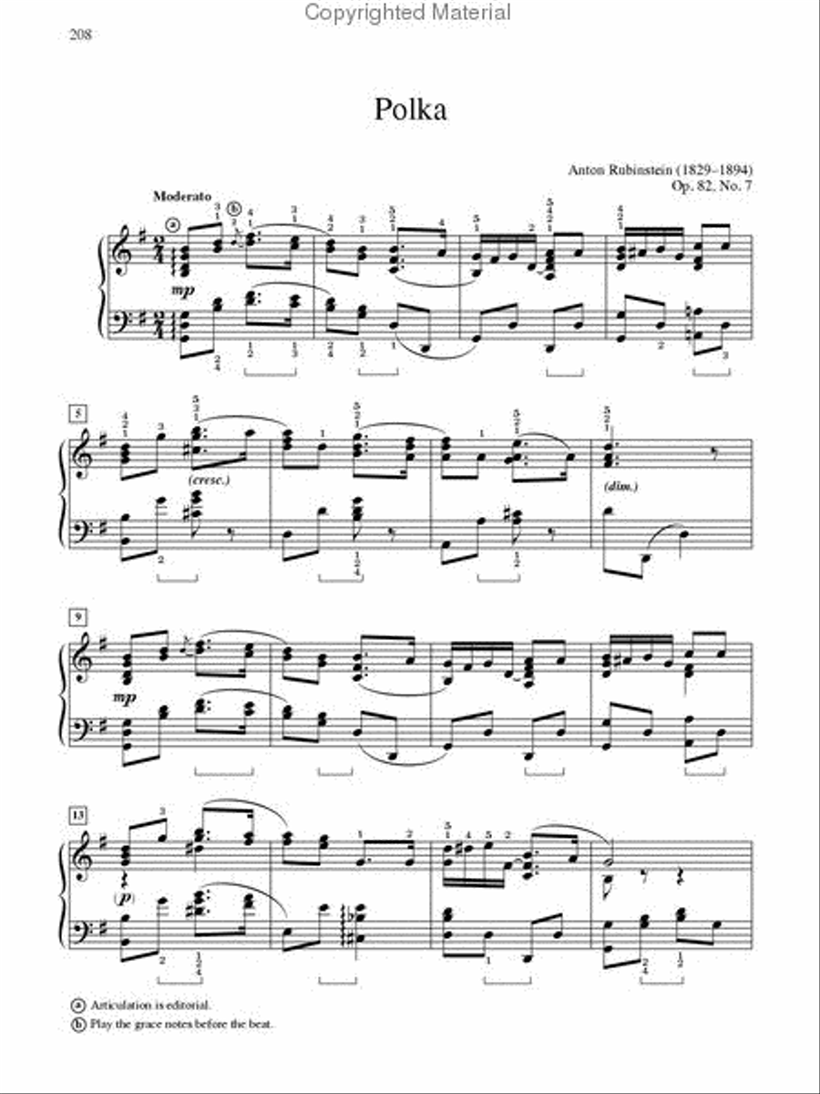 Anthology of Romantic Piano Music with Performance Practices in Romantic Piano Music Piano Solo scores gallery preview page 6