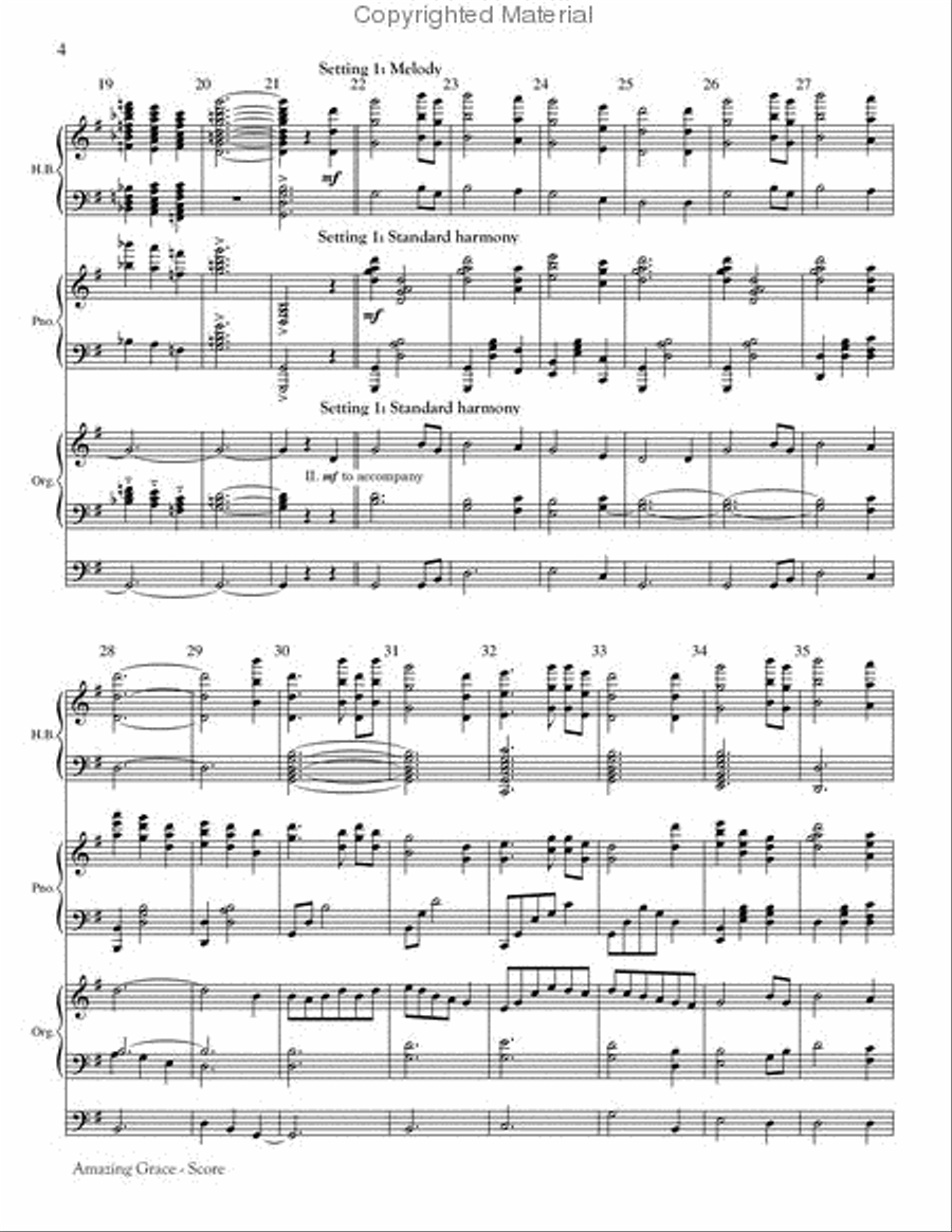 Hymn Dazzlers: Set 2 Handbell Choir scores gallery preview page 4