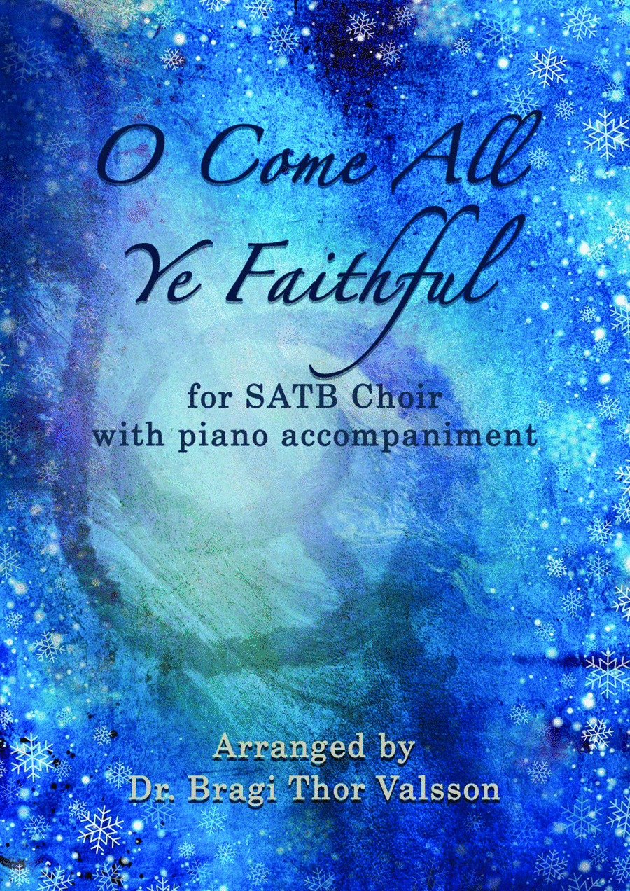 O Come All Ye Faithful - SATB Choir with Piano accompaniment 4-Part scores gallery preview page 1