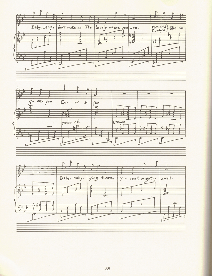 Sleeping Song Piano, Vocal scores gallery preview page 2