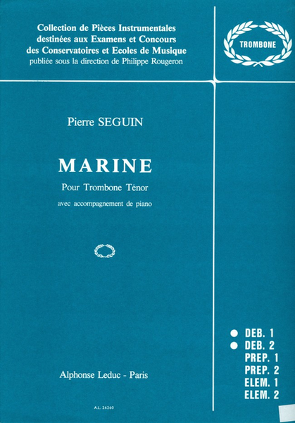 Marine - Trombone Tenor et Piano