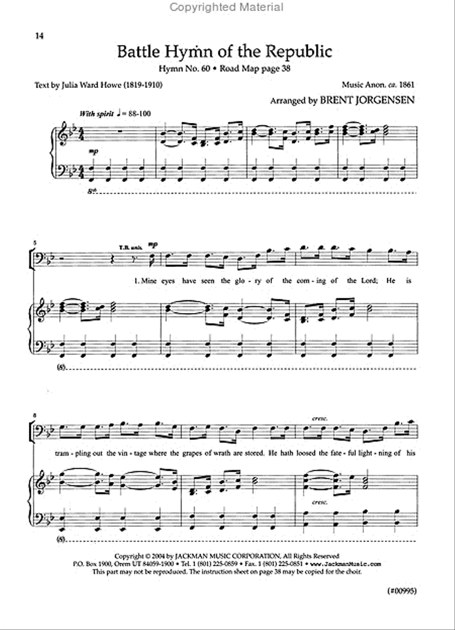 Hymnplicity Patriotic 4-Part scores gallery preview page 4