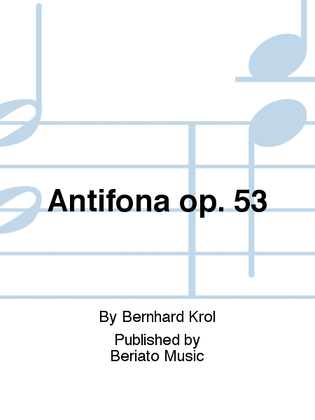 Book cover for Antifona op. 53