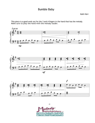 Piano solo later beginner - Bumble Baby