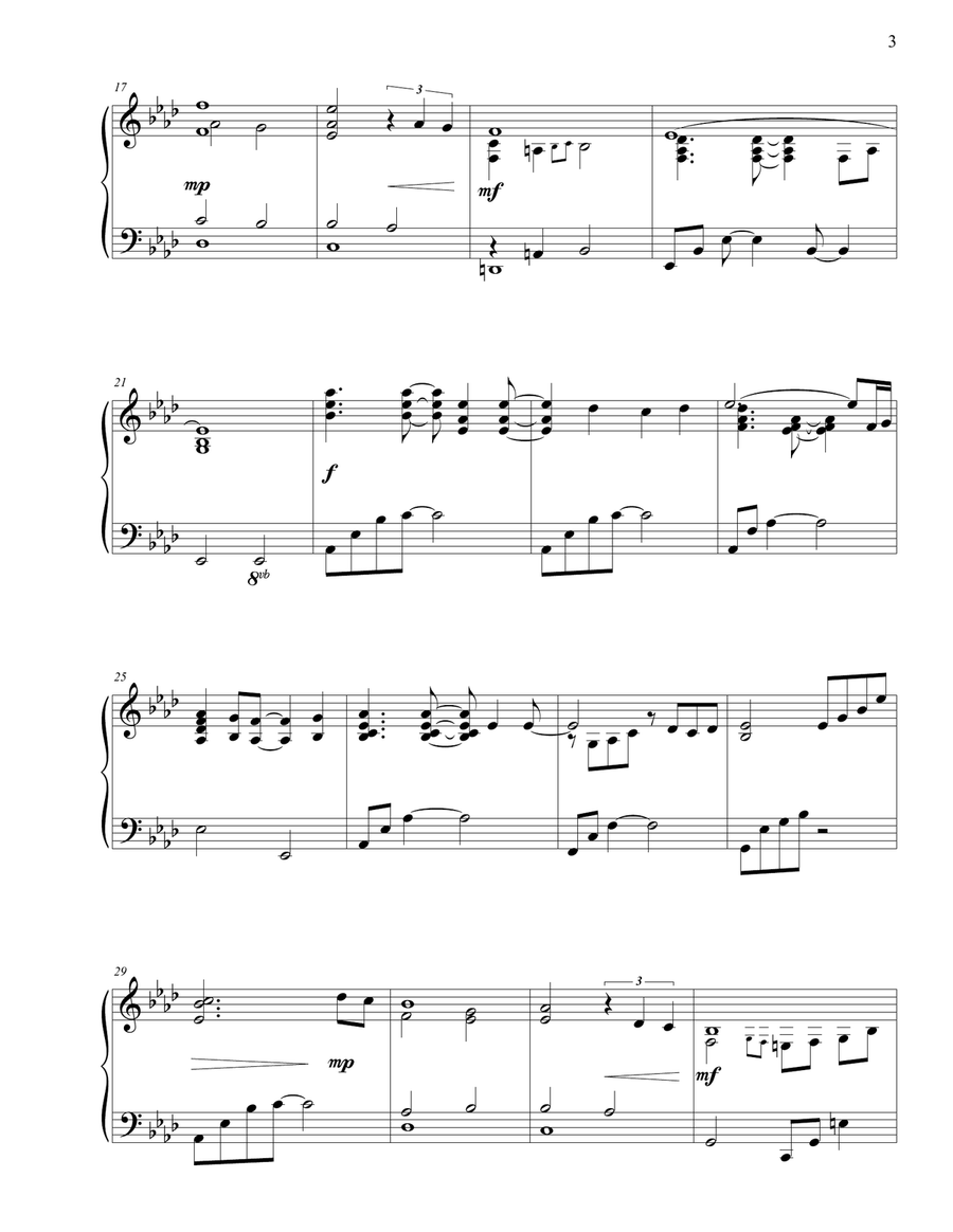 All Creatures of Our God and King Piano Solo scores gallery preview page 3