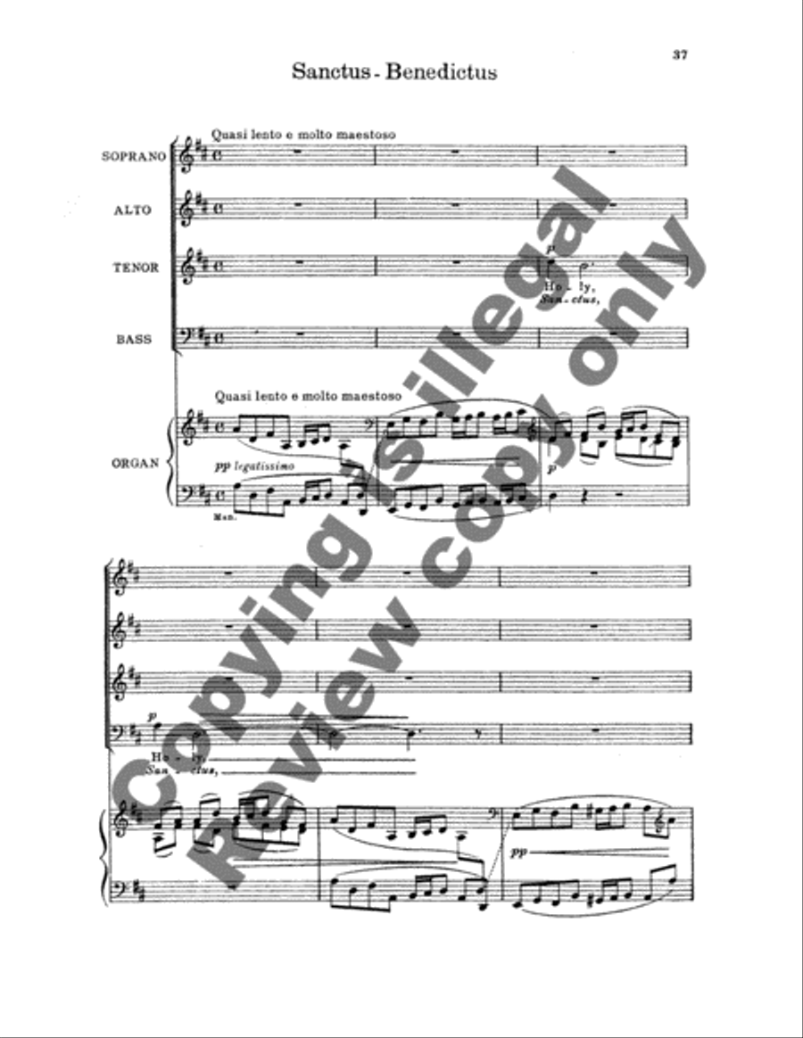 Communion Service (in A Major) STB scores gallery preview page 9