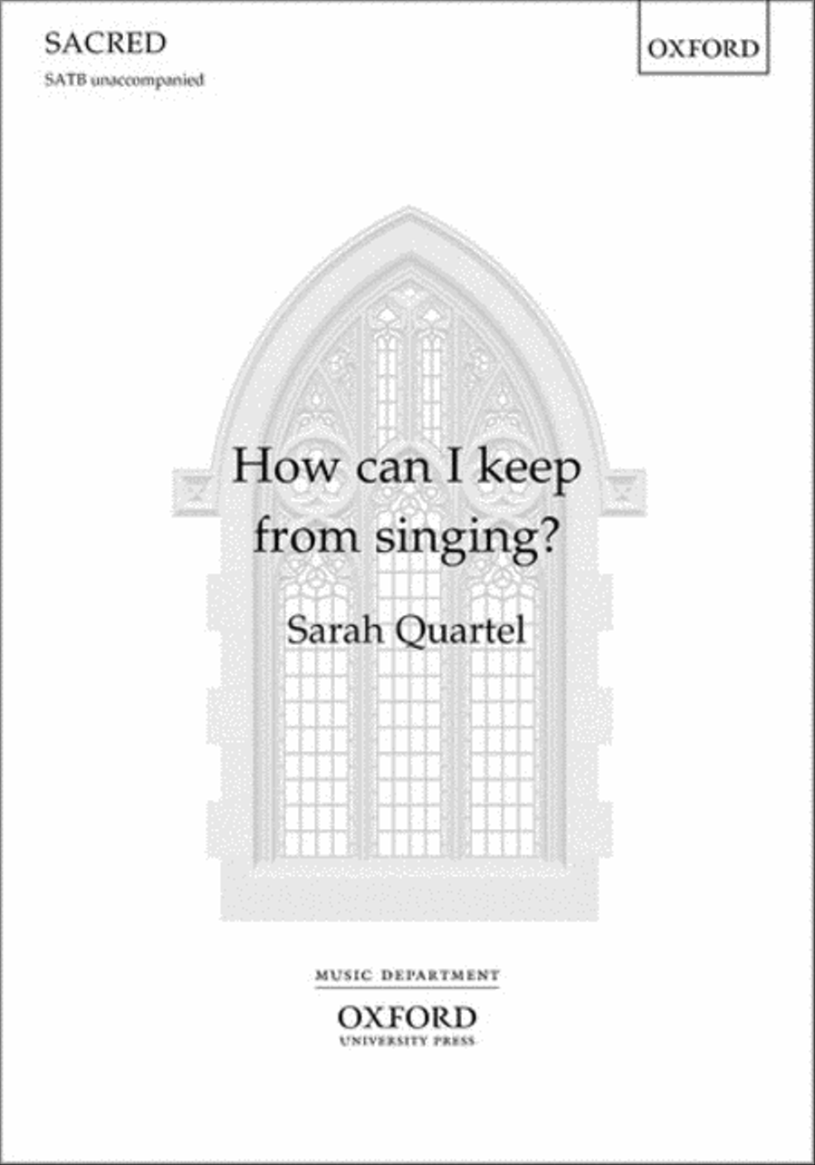 How can I keep from singing? 4-Part scores gallery preview page 1
