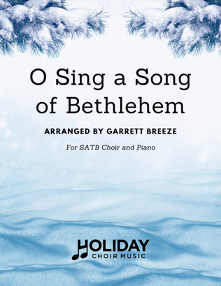 Book cover for O Sing a Song of Bethlehem (SATB)