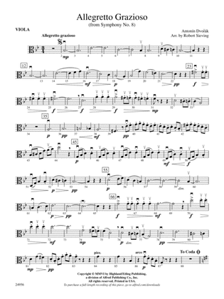 Allegretto Grazioso (from Symphony No. 8): Viola