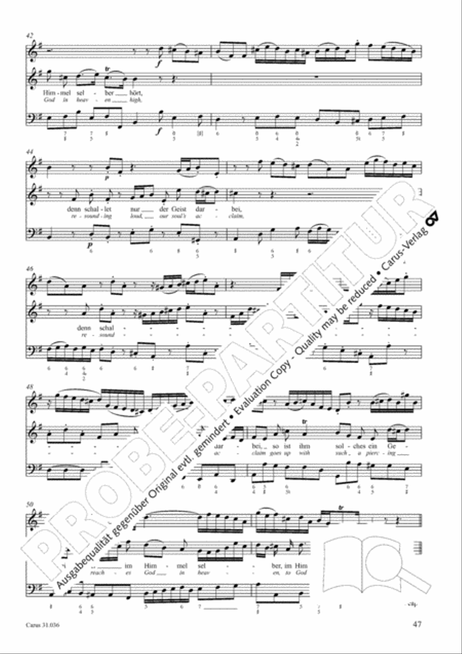 Up joyous raise your song (Schwingt freudig euch empor) 4-Part scores gallery preview page 48