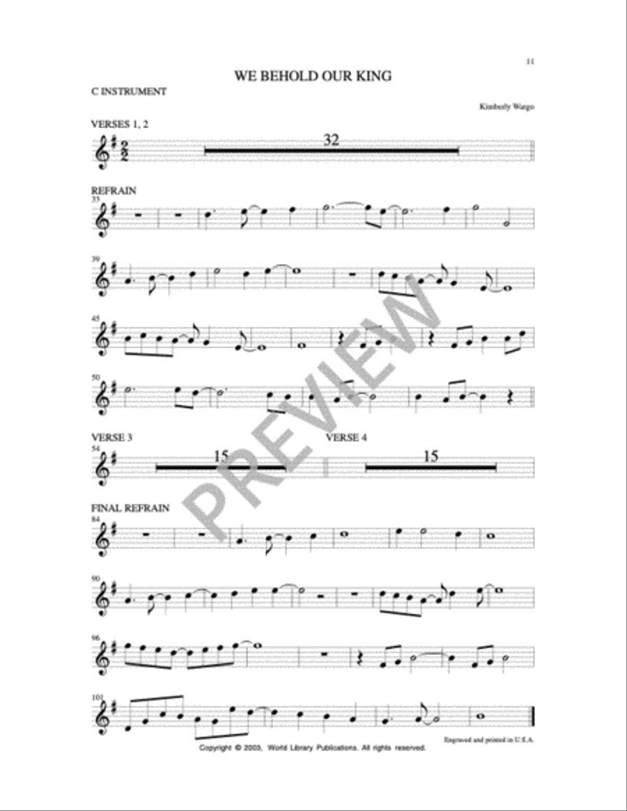 We Behold Our King We Behold Our King 4-Part scores gallery preview page 10
