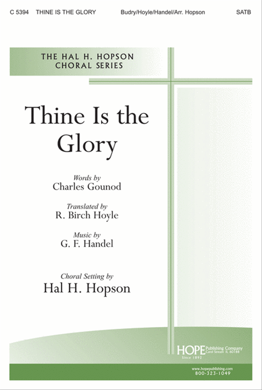 Thine Is the Glory 4-Part scores gallery preview page 1