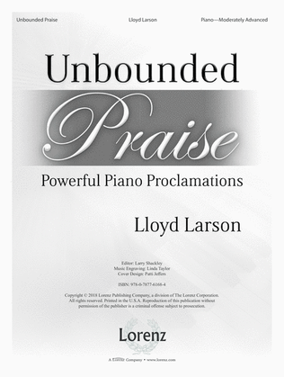 Book cover for Unbounded Praise