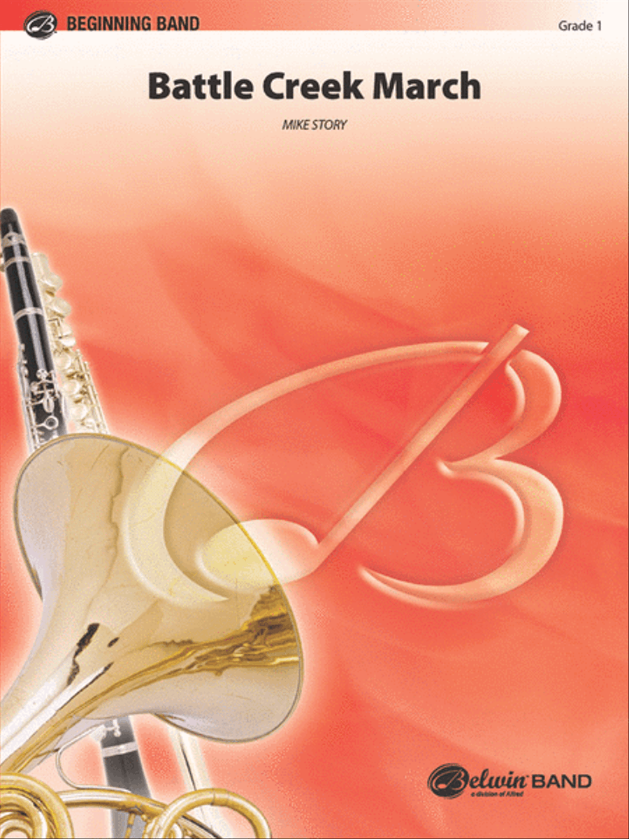 Battle Creek March Concert Band scores gallery preview page 1