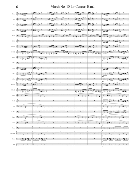 March No. 10 for Concert Band image number null