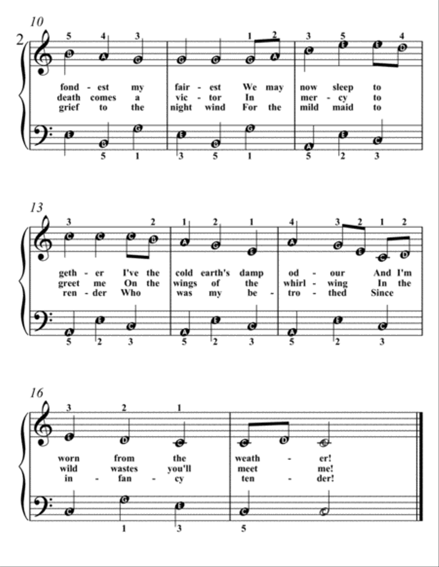 Enchanted Ivories For Easiest Piano Booklet C Easy Piano scores gallery preview page 4