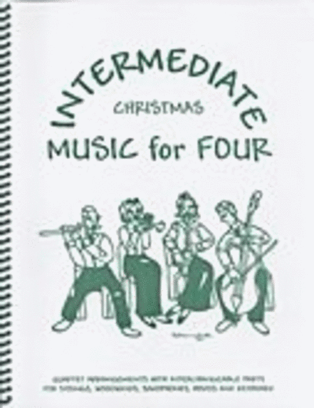 Intermediate Music for Four, Christmas, Set of 4 Parts for Saxophone Quartet