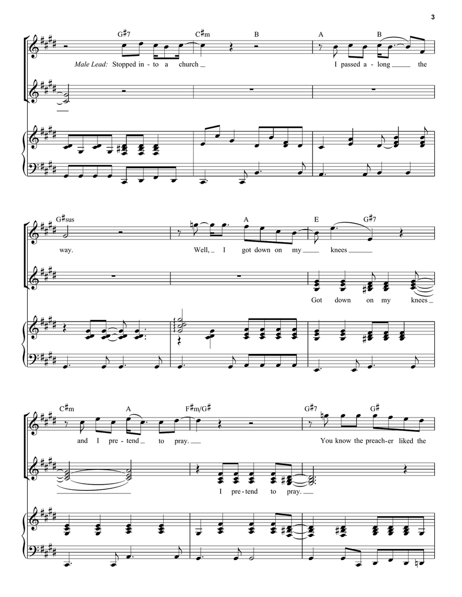 California Dreamin' Voice scores gallery preview page 3