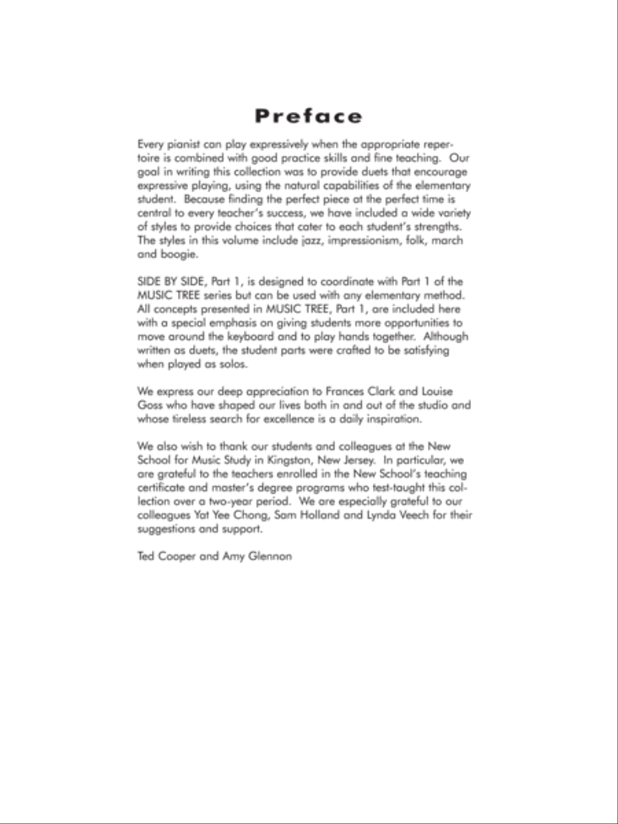 Side by Side -- Part 1 Small Ensemble scores gallery preview page 4