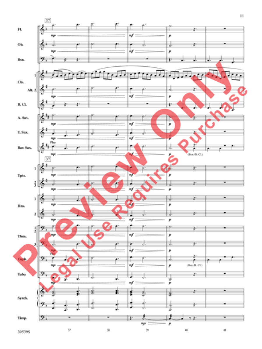 Jesu, Joy of Man's Desiring Concert Band scores gallery preview page 14