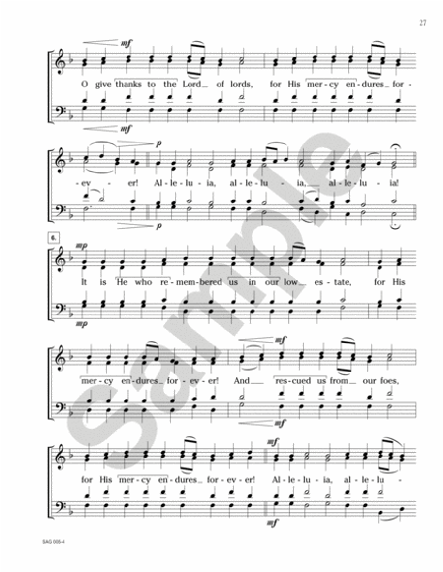 Selected Orthodox Sacred Choral Works, vol. 1 (Orthodox Liturgical Singing in America) Choir scores gallery preview page 17