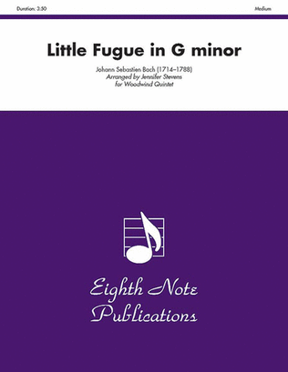 Book cover for Little Fugue in G Minor