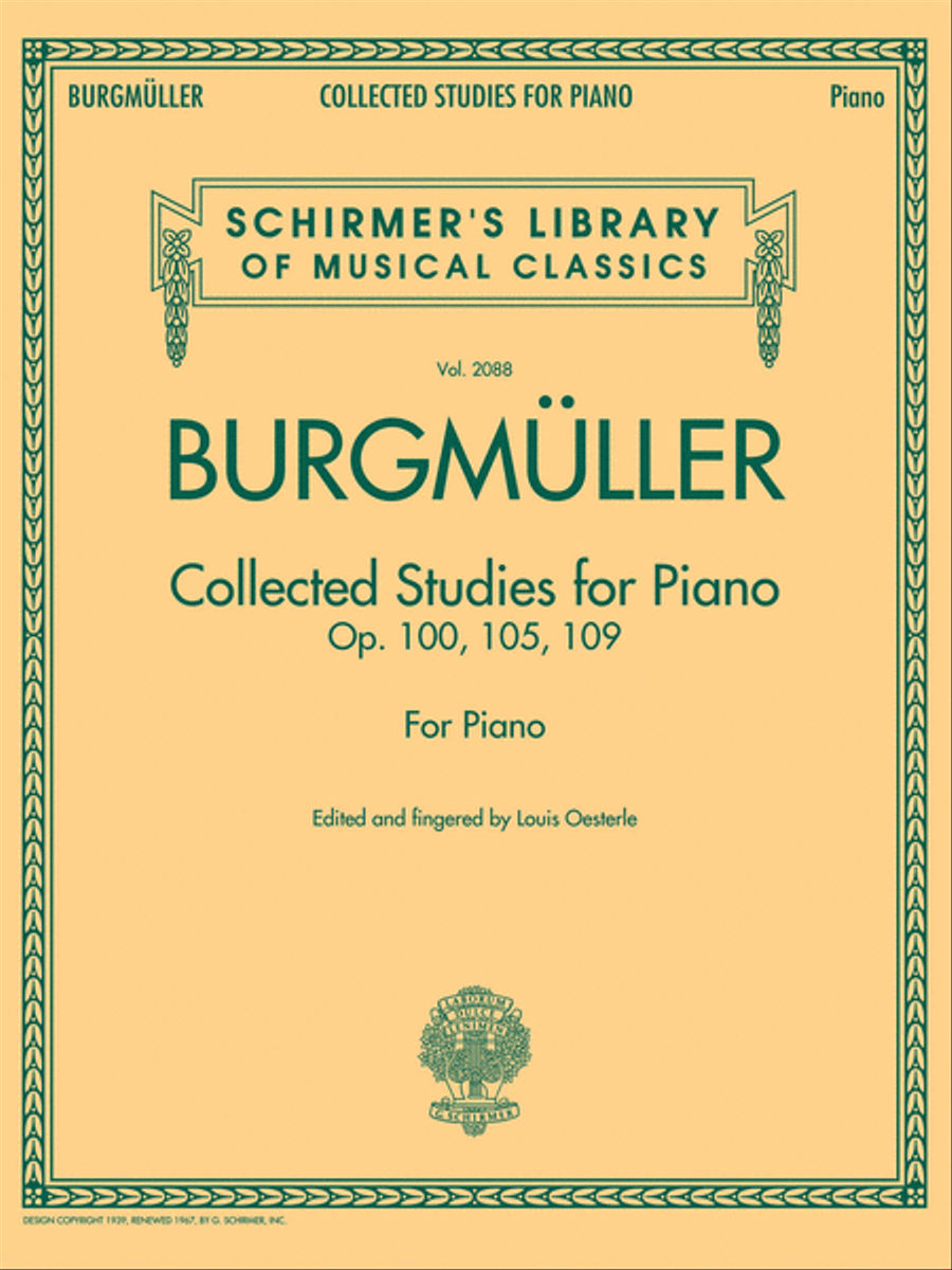 Collected Studies for Piano Piano Method scores gallery preview page 1