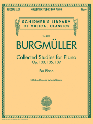 Book cover for Collected Studies for Piano