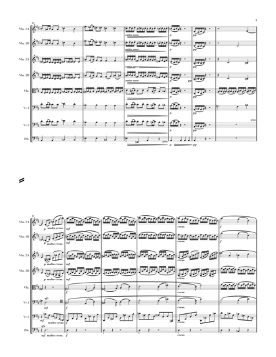 Divertimento for Strings: FULL SCORE String Orchestra scores gallery preview page 5