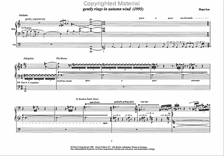 gently rings in autumn wind Organ scores gallery preview page 2