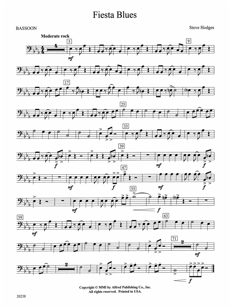 Fiesta Blues: Bassoon