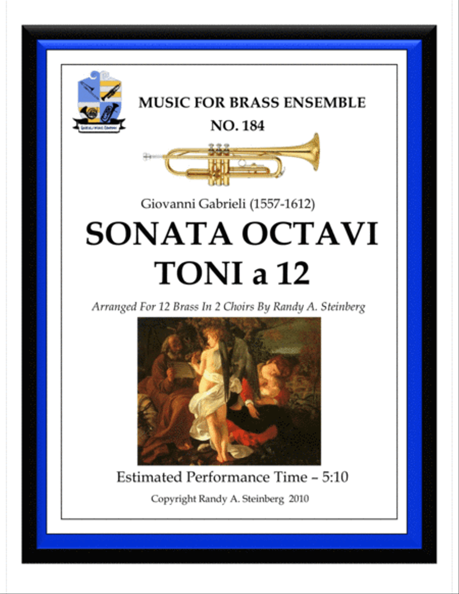 Sonata Octavi Toni a 12 - No. 184 Brass Ensemble scores gallery preview page 1