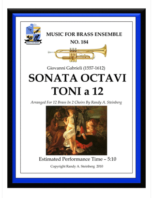 Book cover for Sonata Octavi Toni a 12 - No. 184