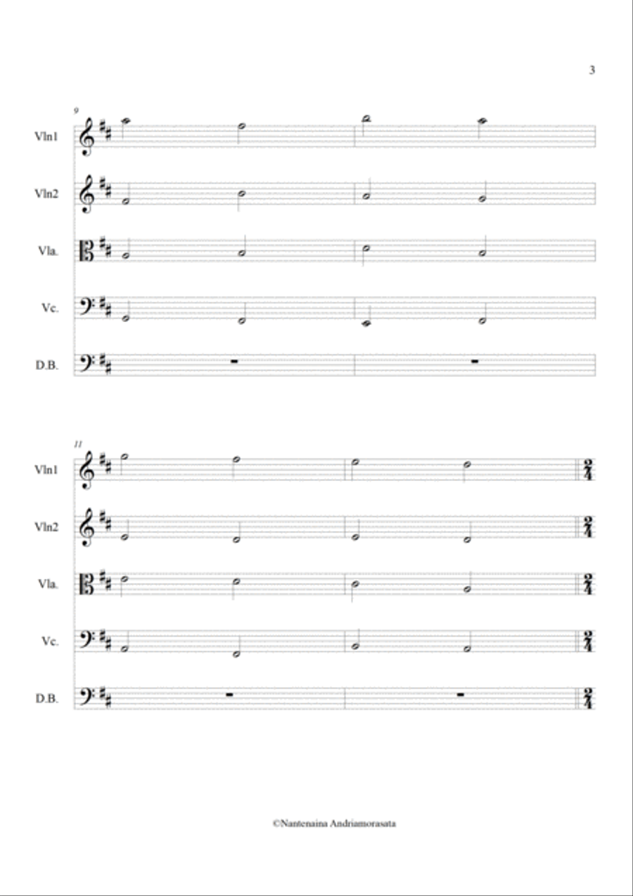 AZA MADITRA String Quartet scores gallery preview page 4