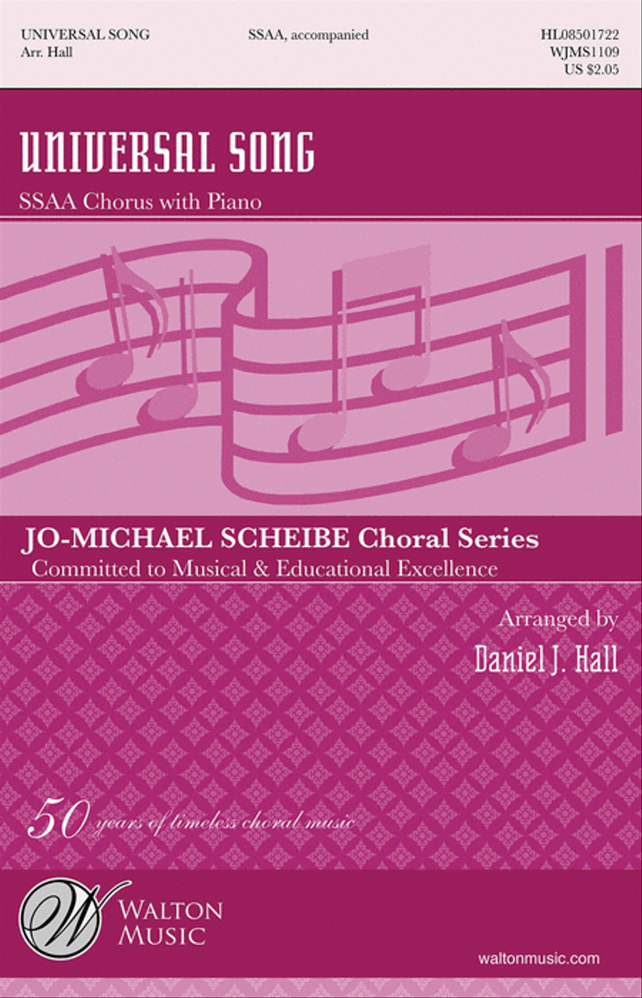 Universal Song SSAA scores gallery preview page 1