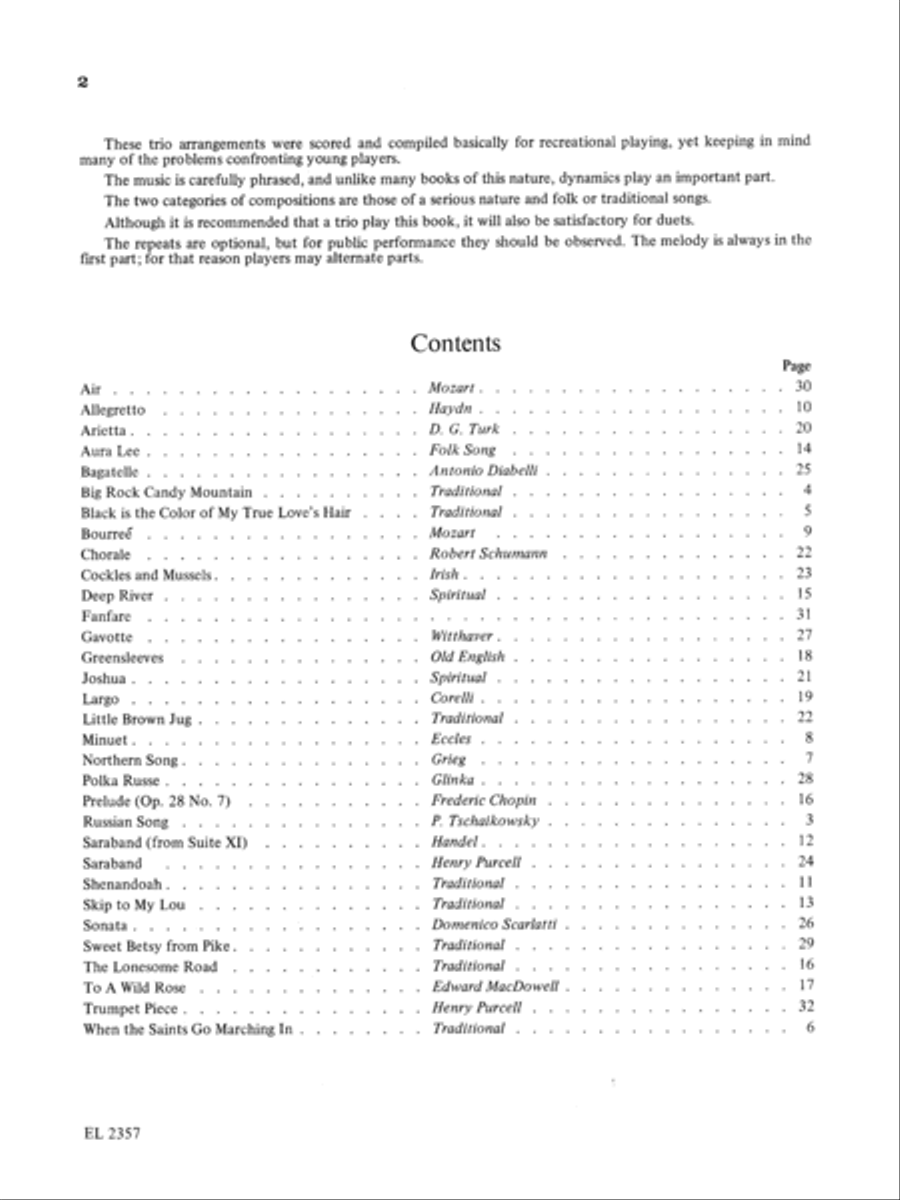 30 Plus Trios for Flute Small Ensemble scores gallery preview page 2