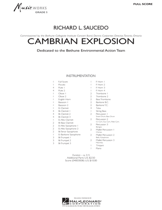 Cambrian Explosion - Full Score
